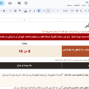 جادة القواتل العشر | فحص مجاني لملكية مشروعك الرقمي